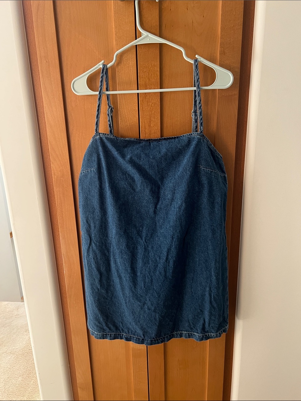 Reformation Stella Denim Mini Dress